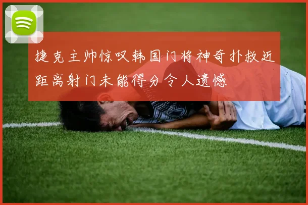 捷克主帅惊叹韩国门将神奇扑救近距离射门未能得分令人遗憾
